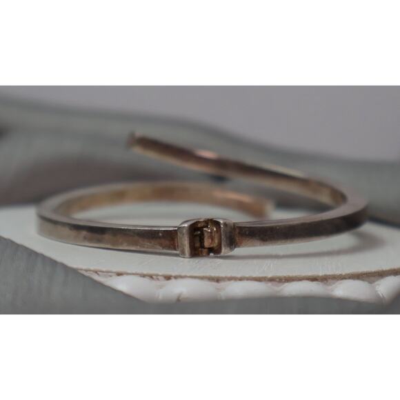 Dyadema snake bangle bracelet - Gem Dyadema 925 Hinged Overlapping Bangle Bracelet 8G / 7in